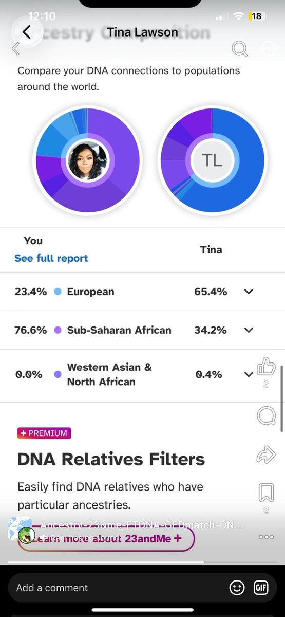 bat_gotham's tweet photo. @Daryl_London Tina Knowles is 65% European. https://t.co/gMxEqWEGJn