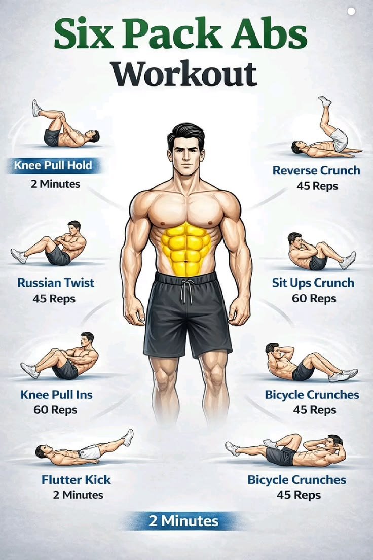 Gains__lab's tweet photo. Six Pack Abs Workout https://t.co/dd0g9gT0E0