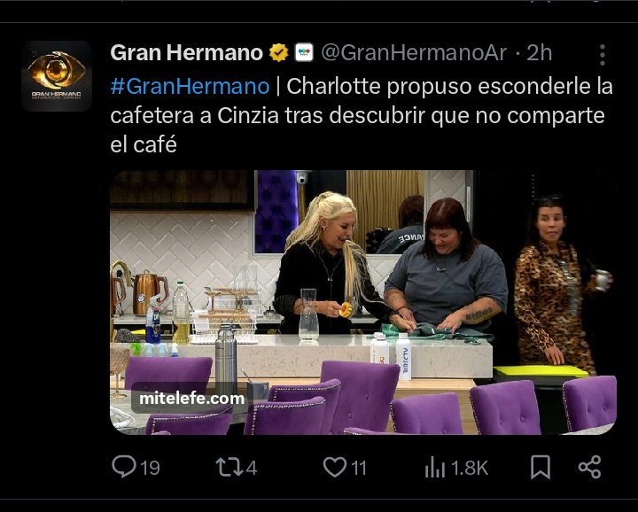lynielhouse's tweet photo. la producción del orto siempre la tiene contra Cinzia. Lo único que hacen es tergiversar todos los clips para beneficiar a sus favoritos y hacerla quedar mal a ella. Váyanse todos a la mierda. #GranHermano https://t.co/dWu0E6griw