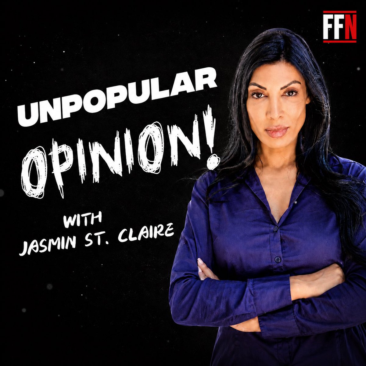 jasminstclaire's tweet photo. First guest on unpopular opinion is @VishBurra next Tuesday on @FreedomFirstNet .. link posting shortly!! Let’s have some unhinged fun https://t.co/5Lc7mJCr9c