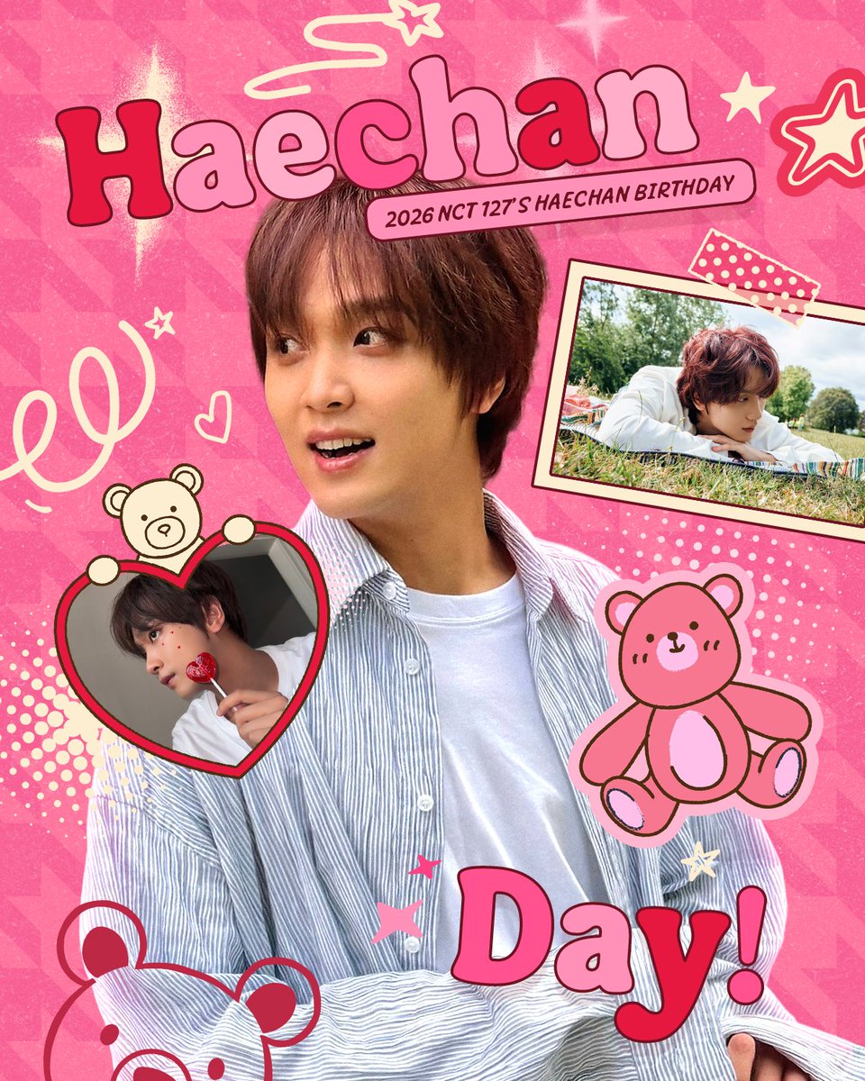 _127everywhere's tweet photo. 𝘏𝘢𝘱𝘱𝘺 𝘣𝘪𝘳𝘵𝘩𝘥𝘢𝘺, 𝘏𝘢𝘦𝘤𝘩𝘢𝘯! 🐻🌻

#해찬생일_완전_크레이지 #TasteOf26withHaechan
#HAPPYHAECHANDAY #Haechan #NCT127 https://t.co/SjCqQHaqIe
