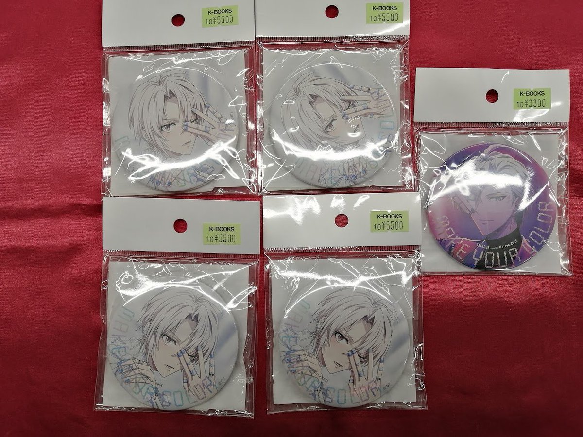 入荷情報】 「アイドリッシュセブン」 TRIGGER×Maison KOSE ・缶バッジ 