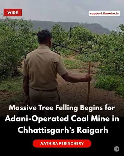 AffuQ's tweet photo. @narendramodi Shame on @BJP4India and @narendramodi! #WorldEnvironmentDay #TreeFalling #DestroyingForests #CoalMines #AdaniScam #AmbaniScam #Modani #ModiAdani #ModiAmbani #Environment #India #Pollution #AQI #PoorAirQuality https://t.co/PNWajyVsU5