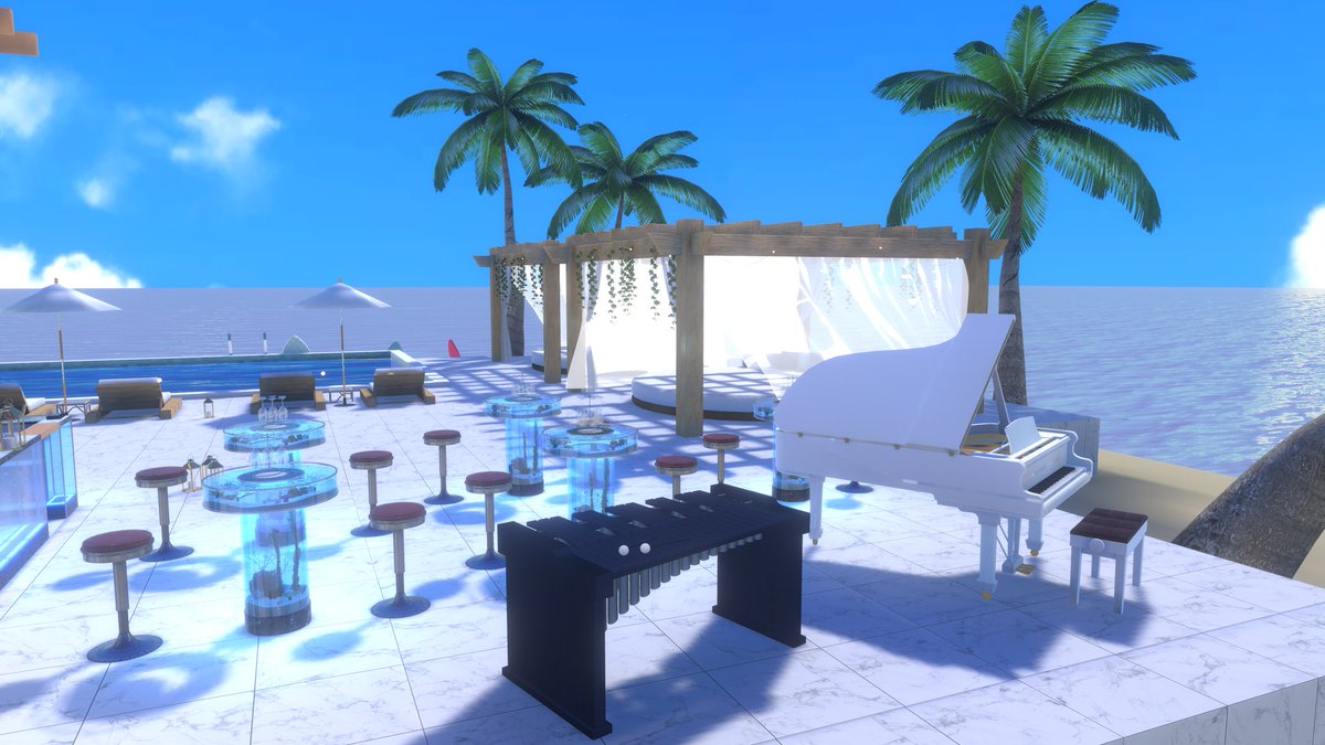 Bradlee1011's tweet photo. World name: 想像した夏の創造~ Blue Sky Ver~
By: rx＠h
Platform: PC

#VRChat #VRChat_world紹介 https://t.co/nxqamYxE3W