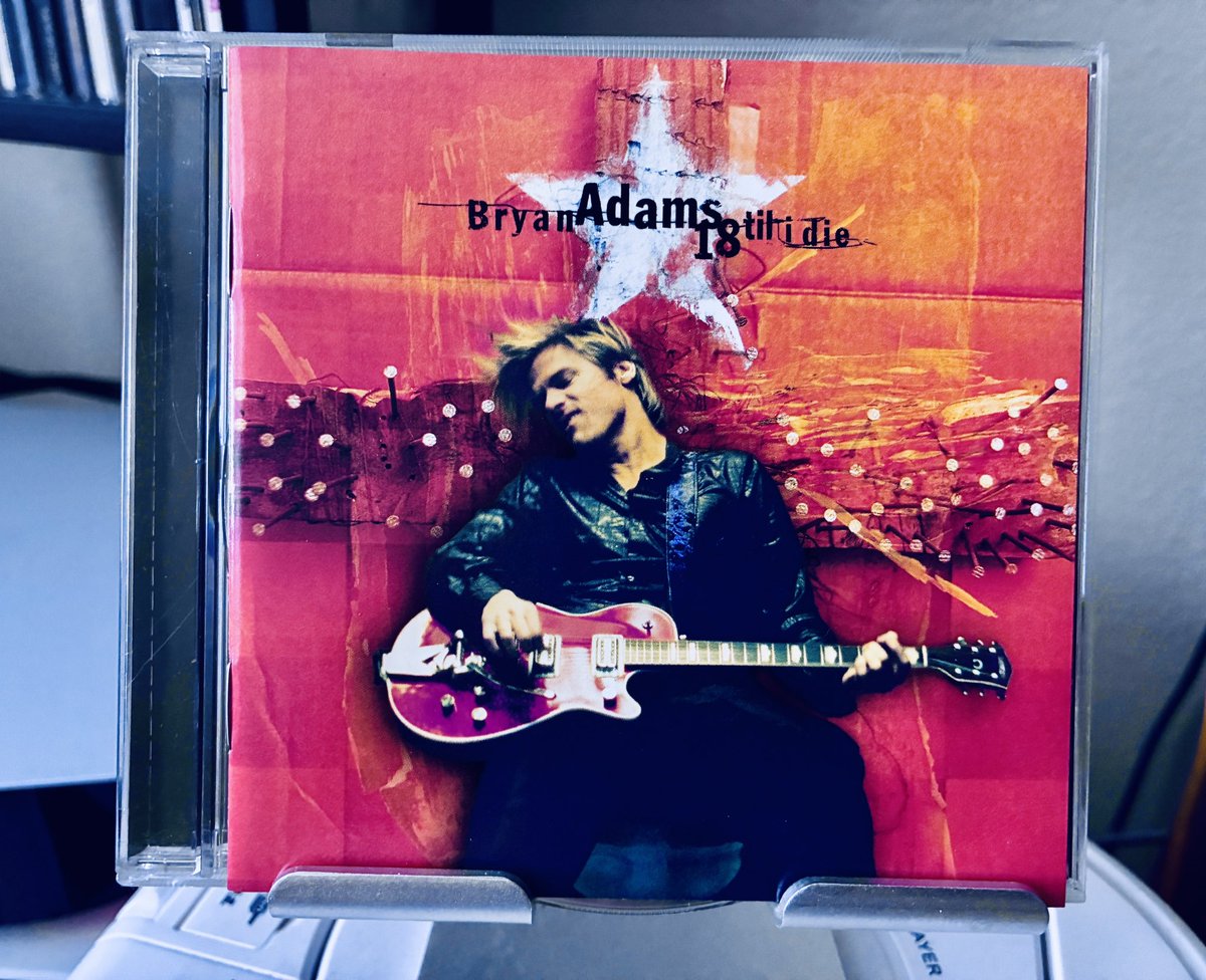 audio_collector's tweet photo. 18 TIL I DIE (1996) the seventh studio album by @bryanadams on CD format
 
Released 30 years ago today, June 5th, 1996, by A&amp;M Records.
 
#musicfromthelastcentury #bryanadams #todayinpopmusic #ilovethe90s #instagays https://t.co/ePgtUzDtqj