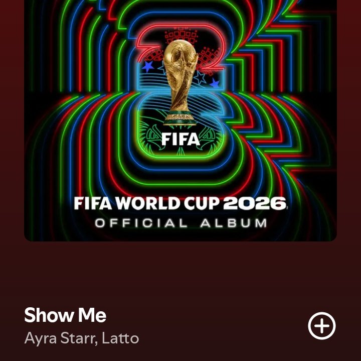Imaniih4's tweet photo. I love this Song 😭🔥
This is how you make a FIFA World Cup Track https://t.co/Aez4lChONi