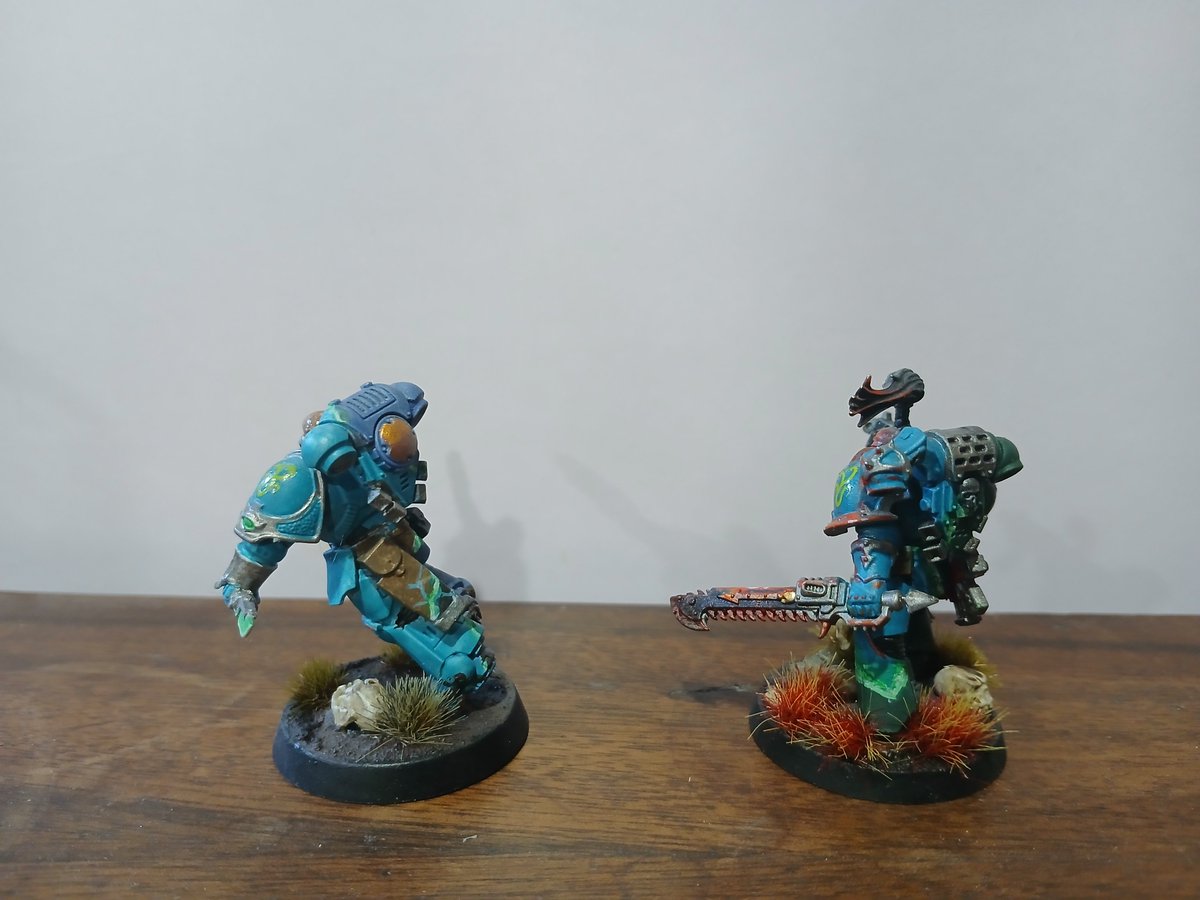 TheExtraLargeK's tweet photo. Some old Alpha legion marines i made a while back and a Helldiver Tempestus Scion. Might try a kitbashing a new Alpha legionnaire soon to test my skills 🤔 https://t.co/wl1fFUzMWG