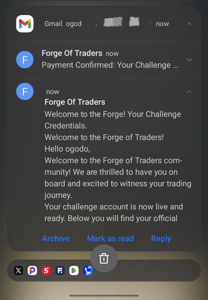 TraderSuperb's tweet photo. Added 5k step 1 challenge with @ForgeOfTraders 

Next week 📊😎 tasks prepared 

🧑🏾‍🍳📊🍳 https://t.co/7vTsi0OAKK