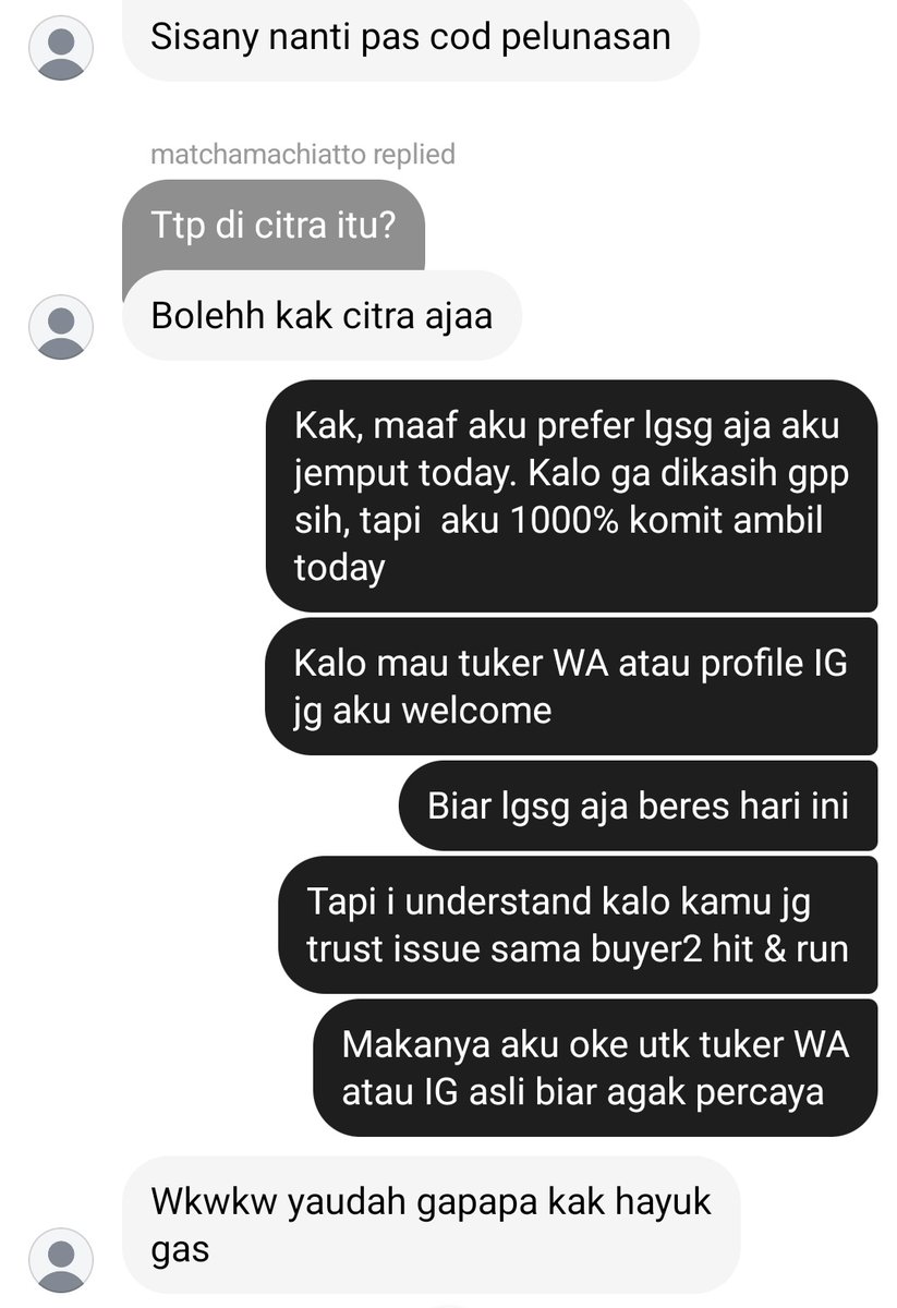ter_csc's tweet photo. Kmrn chat sama seller tix F4 pas aku keberatan dimintain dp. Sopan, jelasin knp, &amp; komit buat cod hari itu juga. Dan dapet 👍 harga non ovp. https://t.co/YU2dnl6NKZ