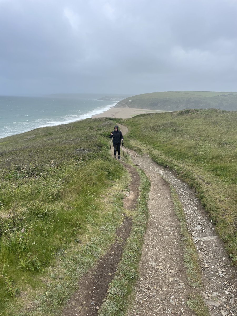 PointerTuck's tweet photo. #SWCP Day27.
Million cove to Cadgwith cove.20 kms 600 mtrs climbing. First day where I won’t know anyone on the path,I’m all alone out there https://t.co/wrmHBvMYmA