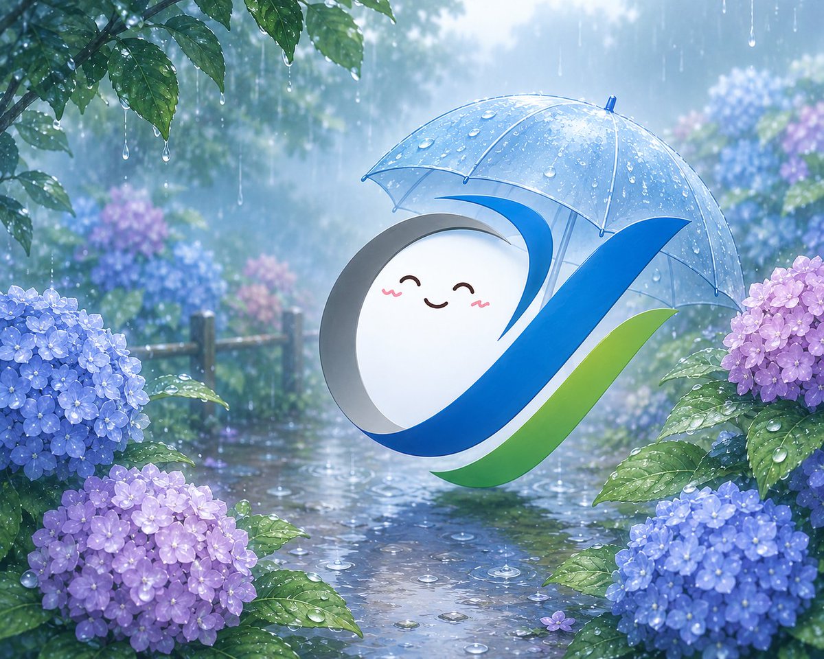 DShiken's tweet photo. おは供試体っ！
大阪市城東区は曇り時々雨☁

大きな台風が去ったと思ったら近畿地方も梅雨入りしましたね😲

梅雨の時期は天候が変わりやすいので
天気予報とにらめっこする日が続きそうです💦

ドボタンは梅雨でも紫陽花を見てニコニコな様子☺
今日もご安全にっ！ https://t.co/4JNFFTbaxZ