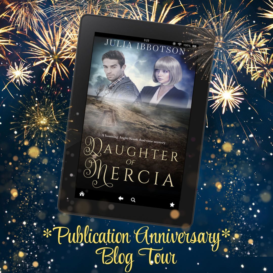 RachelElwJoyce's tweet photo. A 6th century seax with runic inscriptions. A burial containing two skeletons: one Anglo-Saxon, one modern. A runologist who really didn't want this case.

'Daughter of Mercia' by Julia Ibbotson is on my blog tour today, past and present colliding in the best possible way. Read the book description on my blog: https://t.co/Ep6fN8w5GJ 

#DaughterOfMercia #BookBirthday #medieval #dualtime #timeslip #BlogTour #ReaderReach 

@JuliaIbbotson @cathiedunn @maryanneyarde