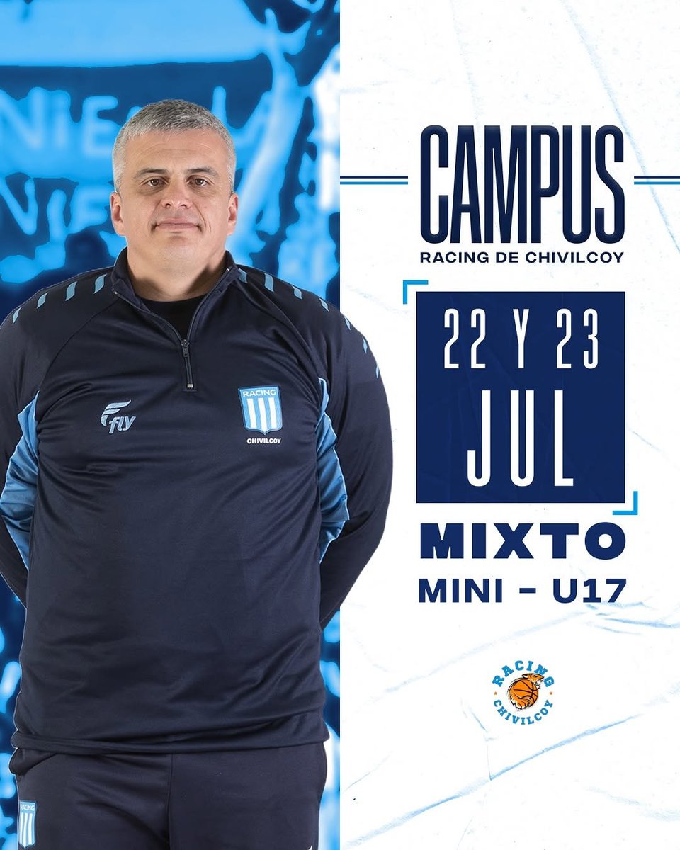 racing_chivil's tweet photo. Nacional compartiendo sus secretos y técnica con vos. 

📅 22 y 23 de Julio 
⛹️ Categorías mixtas: Mini a Juveniles (U17) 

📍 Chivilcoy, Bs. As. https://t.co/pDSFYRD1eb