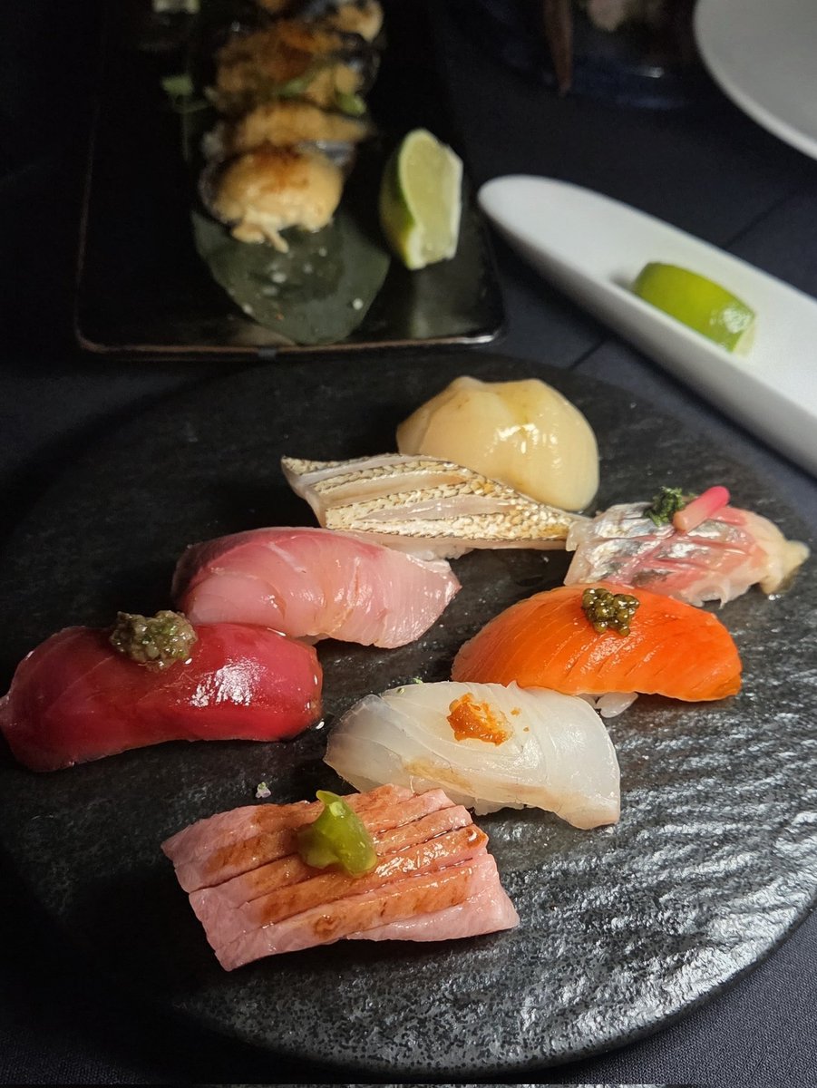 jacktla's tweet photo. Japanese dinner. That toro tartare was super good. 🥢 https://t.co/0o8hjklIiJ