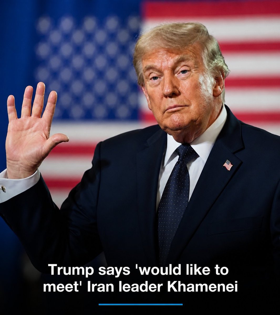 Tradewithmind07's tweet photo. 🚨 Historic moment ahead?

#Trump says he'd be open to meeting Iran's Supreme Leader Mojtaba #Khamenei if a deal is on the table.
A meeting would be the first ever between a sitting #US. President and an Iranian Supreme Leader. 👀🌍 �

#Iran #IranRevolution2026‌ https://t.co/Z1wBqhZuVX
