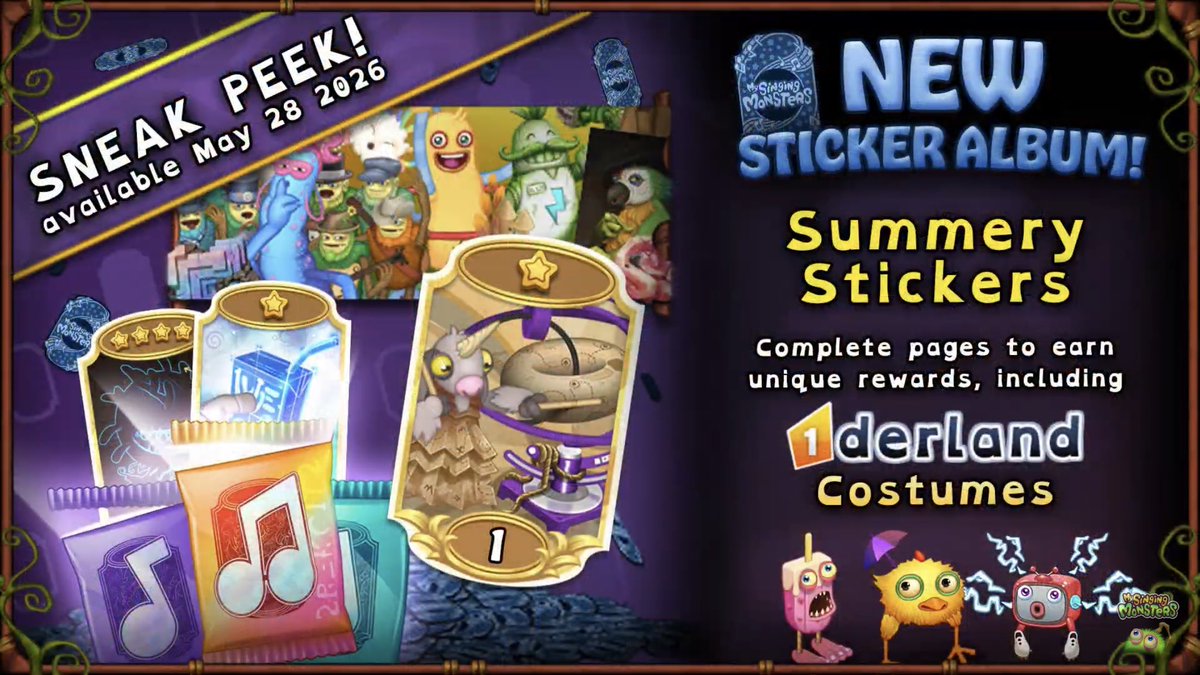 3nchantler's tweet photo. ‘Backrooms’ director Kane Parsons is nearly done with 'My singing Monsters' new sticker album

“I have 140/180 stickers”

Source: @UnderTale https://t.co/FM9MvHLqRe