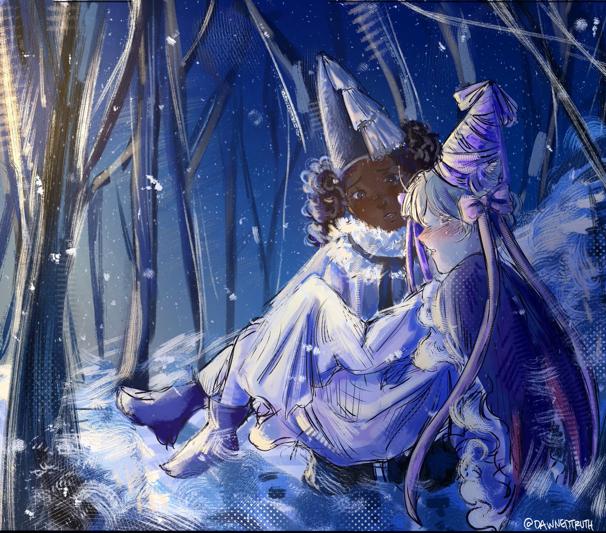 dawnedtruth's tweet photo. fevered angel [10/100] 

#Δ帽子 #MyWitchHatAtelierArt https://t.co/Mw6xmwim3A