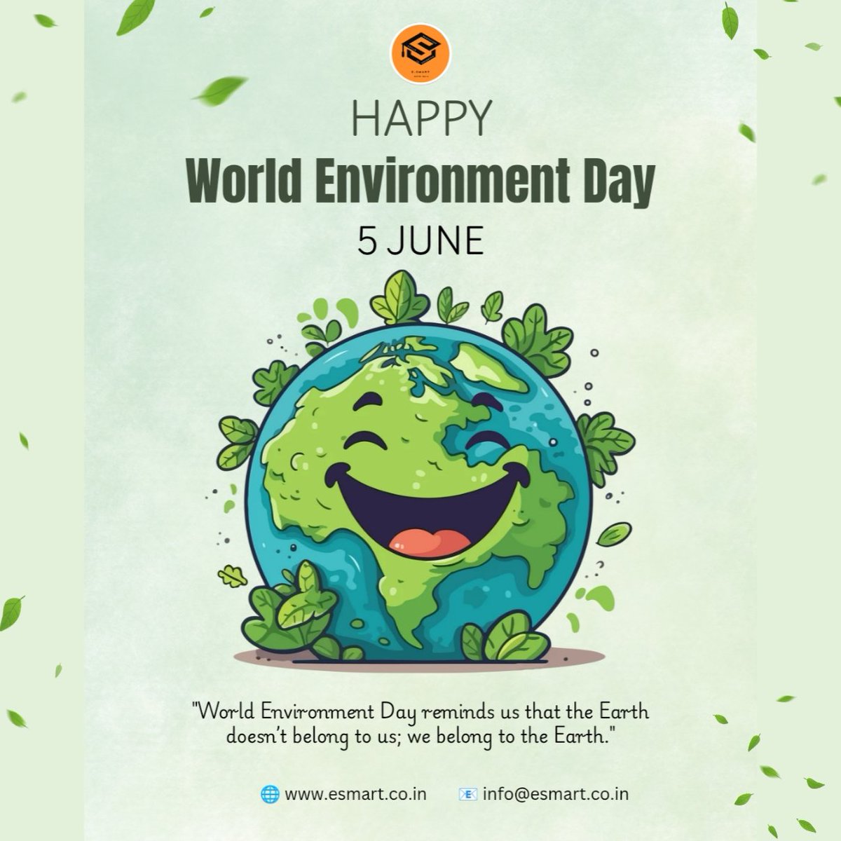 TrustESMART's tweet photo. Let's make sustainable choices the beacon of a brighter future! This World Environment Day, let's be the generation that courageously restores and safeguards our planet. 🌱 
#worldenvironmentday #esmartcharitabletrust
#5june #sixtheps https://t.co/mT6qn4MoNc