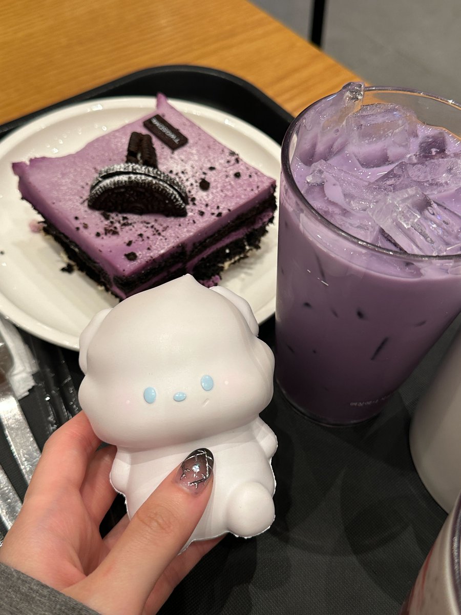 bloom_designer's tweet photo. ウベデザート💜
(レバーちゃん) https://t.co/YQ7znyc0ca