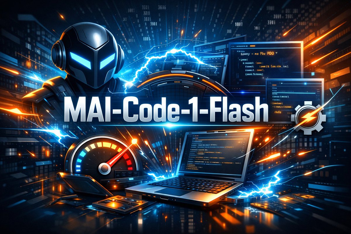 jadomillan's tweet photo. MAI‑Code‑1‑Flash: el modelo de IA que le serrucha el piso a Claude

👉 🔗 Link en BIO
https://t.co/bDBPJxXWhd

#MAICode1Flash #MicrosoftAI #Copilot #VisualStudio #ProgramacionRapida #IA #OptimizaciónDeCódigo #GitHubCopilot https://t.co/zZhTeMztsZ