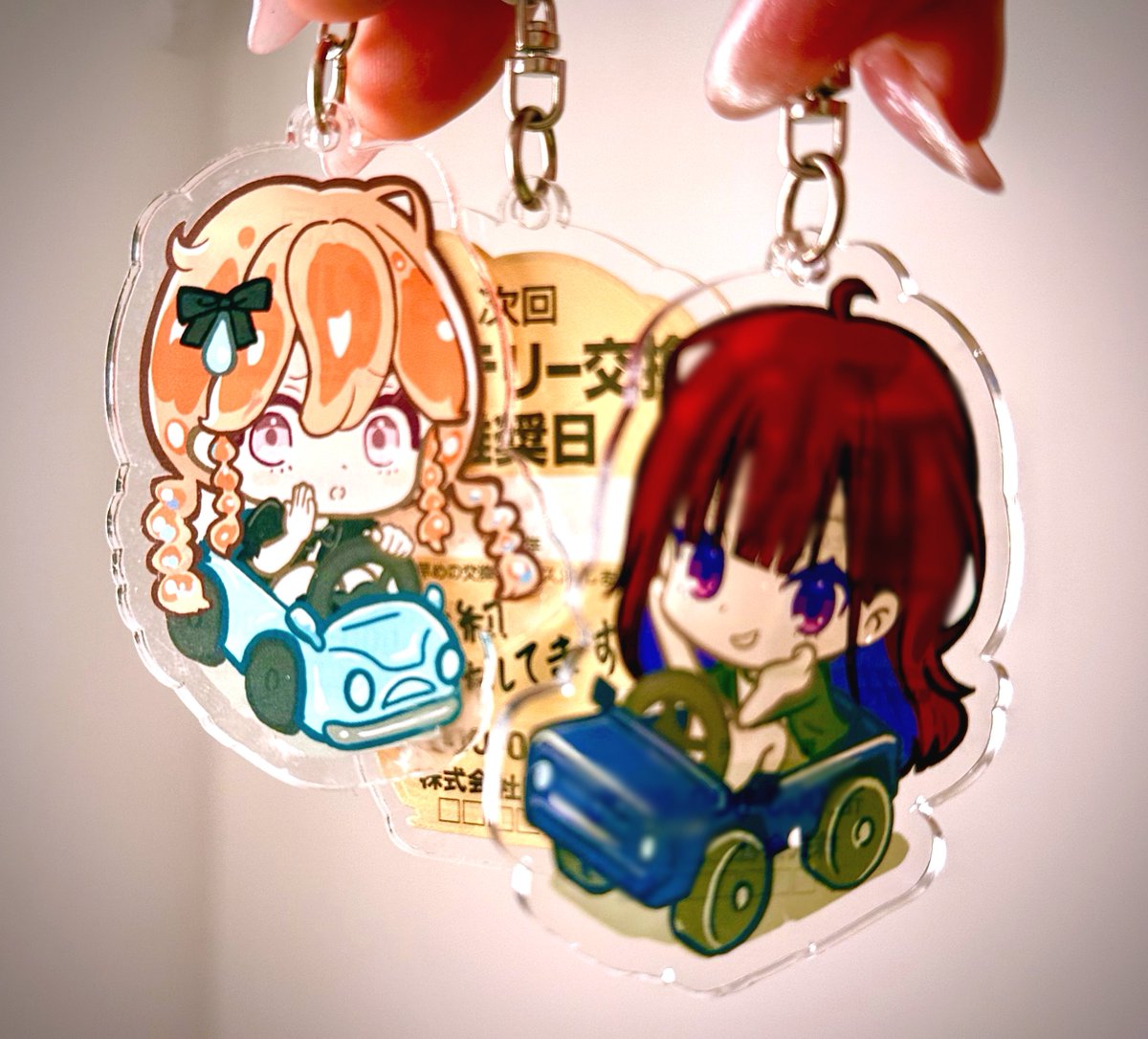 grit_as's tweet photo. 引き出しを整理していたら、約1年前に作ったアクリルキーホルダーのサンプルが出てきました😊
オリジナルキャラクターやマスコットをアクキーにしてみませんか？🎵
イベント配布やグッズ制作にもおすすめです😊
詳しくはこちら👇
 https://t.co/9tRNivXN3p
#��クリルキーホルダー #ハヤリノアクキー https://t.co/YkUVhGrdsw