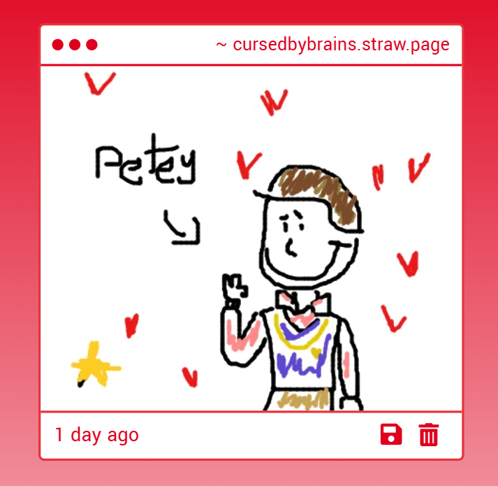 jackowlope's tweet photo. oh hi little petey what are you doing in my strawpage even! https://t.co/RQfYxpmWlM