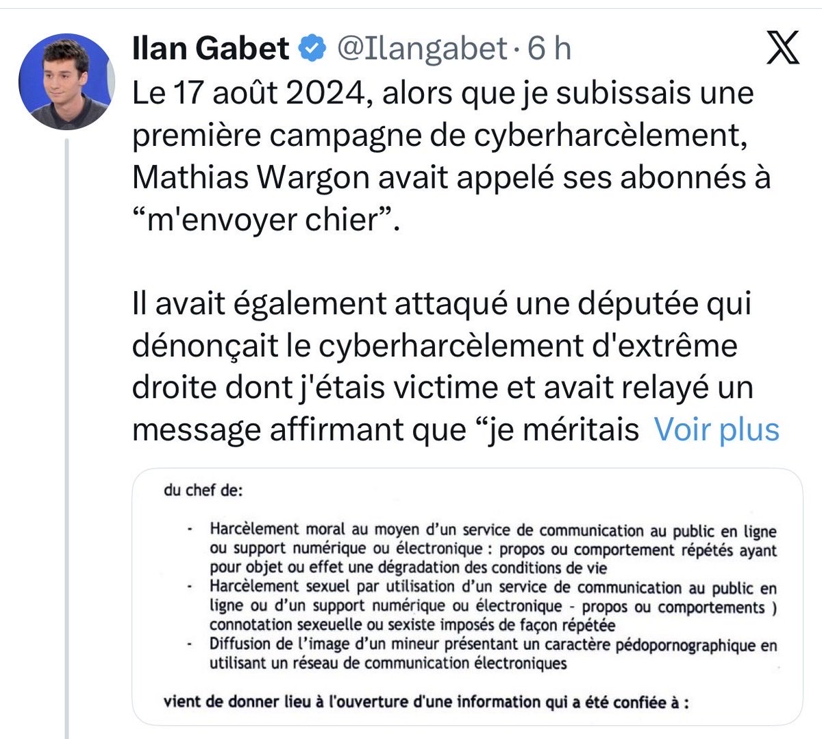 TFilipovna37071's tweet photo. Ne vous méprenez pas : Ilan Gabet attaque en justice Mathias Wargon médecin dans le 93 uniquement car c’est une figure majeure anti-LFI.

Dis-moi Ilan te traiter de caniche de Mélenchon et d’influenceur populiste LFI c’est du harcèlement ou la vérité ?

Soutien à @wargonm ✊ https://t.co/Ns2n06FNUv