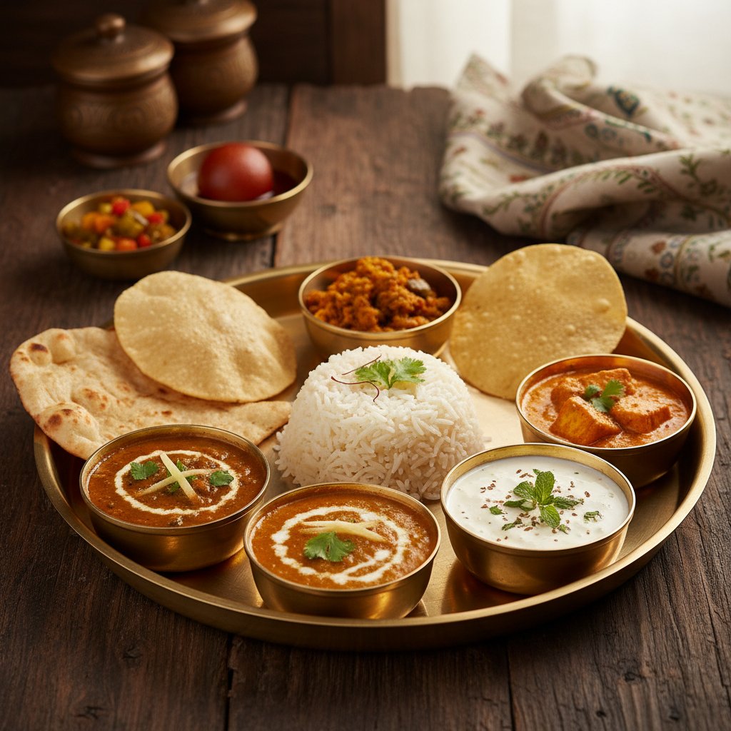 DeliciousssR's tweet photo. Craving a flavor-packed feast? 🍛 Dive into the richness of our North &amp; South Indian Thalis! From buttery naan &amp; creamy curries to spicy sambar &amp; crispy dosas, we've got your taste buds covered. 🌶️✨ Tag your foodie squad &amp; let’s thali-party! 🎉🍴

#FoodieGoals #ThaliLovers #Indi https://t.co/S5o6eqpawH