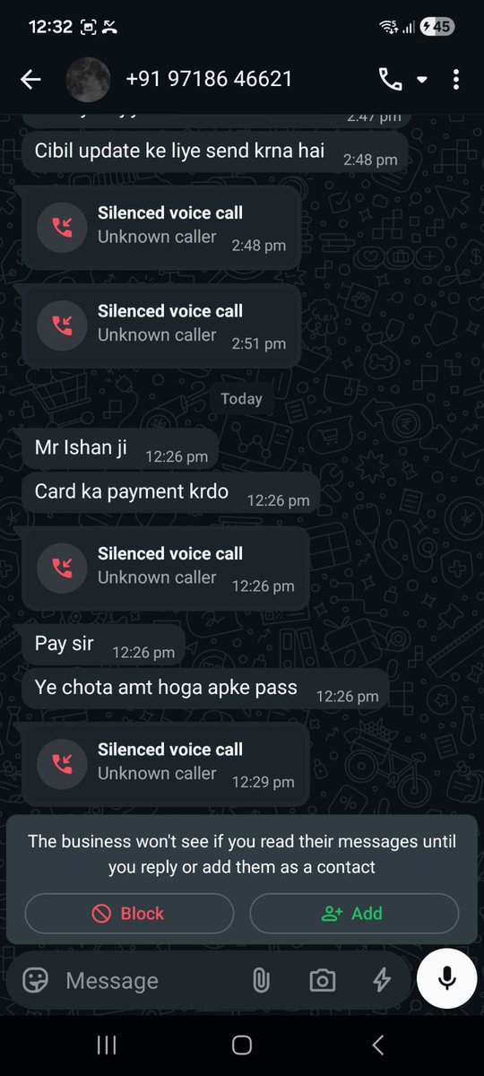 coaching_wala's tweet photo. @TheOfficialSBI @SBICard_Connect @RBI 
Your agents are continuously harassing me through repeated calls and msg. 
The agents have even stated that they will make the payment on my behalf, which is highly unprofessional. I request SBI to investigate this matter &amp; take action. https://t.co/J8m5WIyK6b