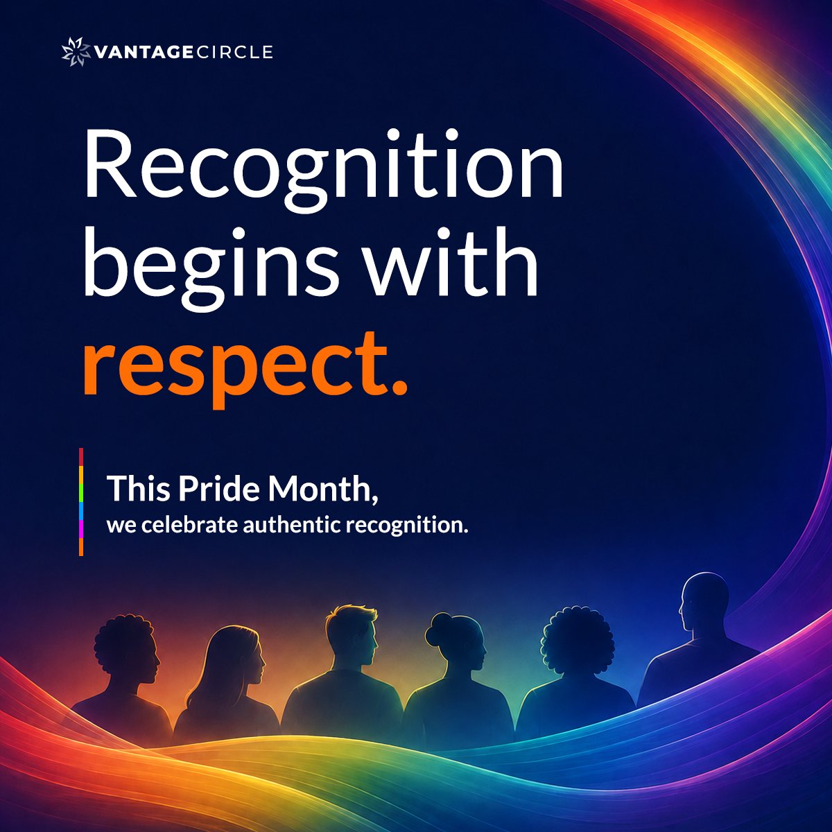 VantageCircle's tweet photo. Respect makes recognition meaningful. ❤️🌈

This Pride Month, we celebrate workplaces where people feel seen, accepted, and valued for who they are.

Because belonging grows where respect is practiced every day.

#EmployeeRecognition #EmployeeProductivity #HumanResources https://t.co/k4uSSmeXYH