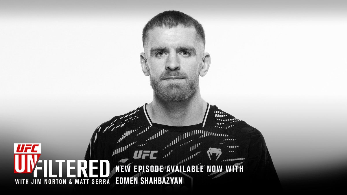 UfcUnfiltered's tweet photo. The streaking @edmenshahbazyan joins the boys as he preps for his co-main event.

After, Matt and Jim make some picks throughout the UFC Fight Night card and more.

🎧: https://t.co/RzCbI6PlfD https://t.co/dYZi1HFG7E