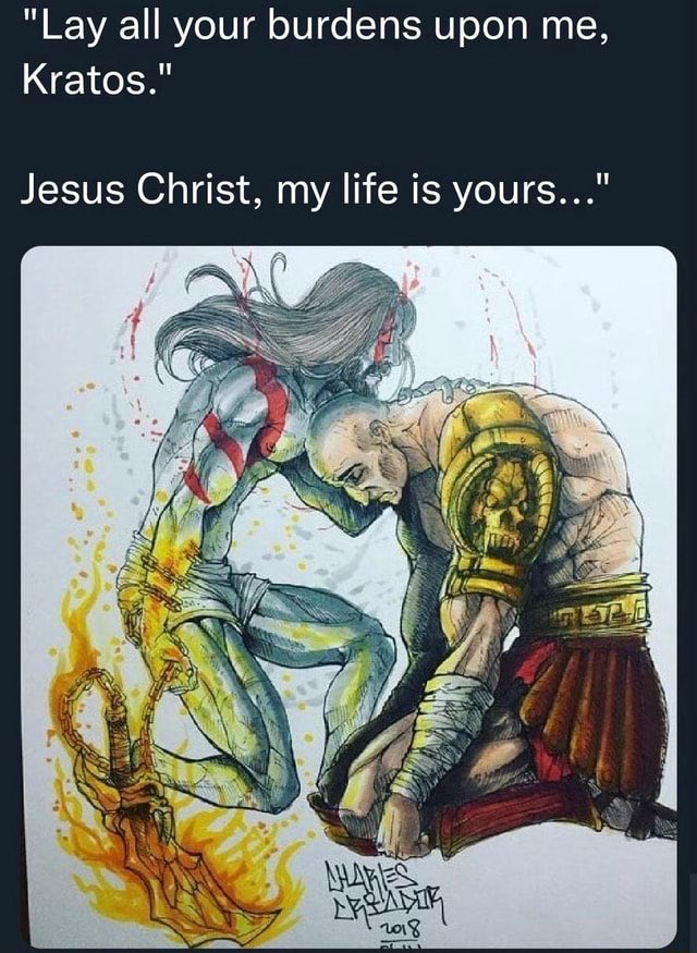 DAKKADAKKA1's tweet photo. The ending to GoW that we deserve. https://t.co/hpiGxDhciQ