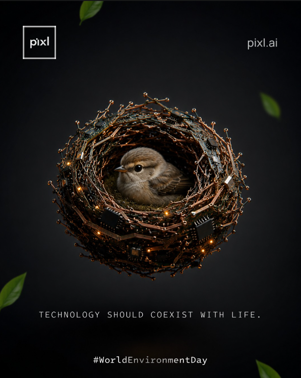 pix_dynamics's tweet photo. 🌍 Happy World Environment Day! 🌱

This World Environment Day, let's come together to protect and preserve the planet we call home. 

#WorldEnvironmentDay #GoGreen #Sustainability #ProtectOurPlanet #ClimateAction #GreenFuture #EnvironmentalAwareness #EcoFriendly #SaveNature https://t.co/MECY8k4hKe