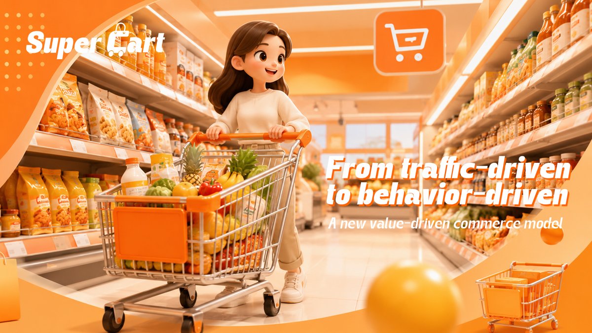 SuperCart_OFCL's tweet photo. 🛒 Web3 is reshaping e-commerce ⚡️
Yesterday = traffic and ad spending ❌
Tomorrow = transparent, behavior-driven commerce 🌍
Super Cart is building the next generation of digital commerce 🚀
#SuperCart #Web3Commerce #Crypto #NewEcommerce https://t.co/MbAlLnx7AW