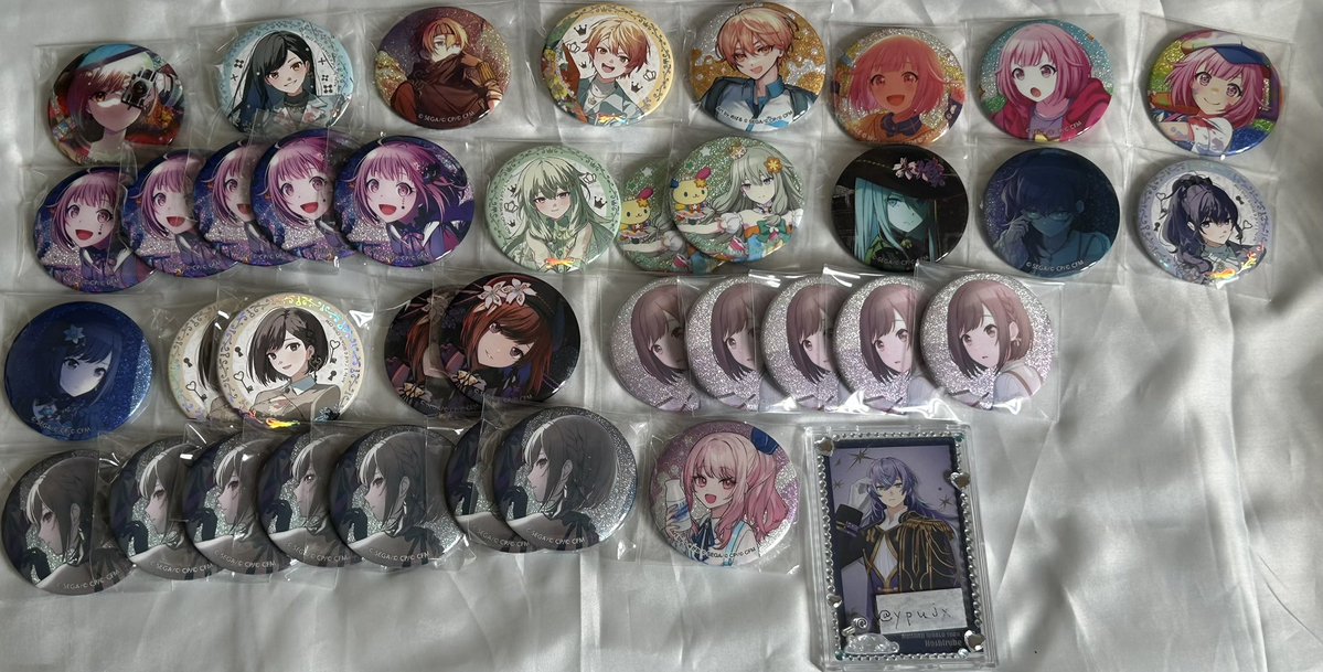 ypujx's tweet photo. プロセカ 交換 譲渡 買取 グリ缶 グリッター缶バッジ ホロ缶 ノーブルアート ミニ色紙 はぴコレ

求｜ご希望額〜定価＋送料orえむ＞愛莉＞ニーゴ＞ミク、リン9枚目〜より参照
譲｜1～7枚目目

一部定価以下やまとめての場合送料負担可能です◎　
※買取優先
お気軽にお声がけください⋆✦ https://t.co/2kBWP7Ulp6