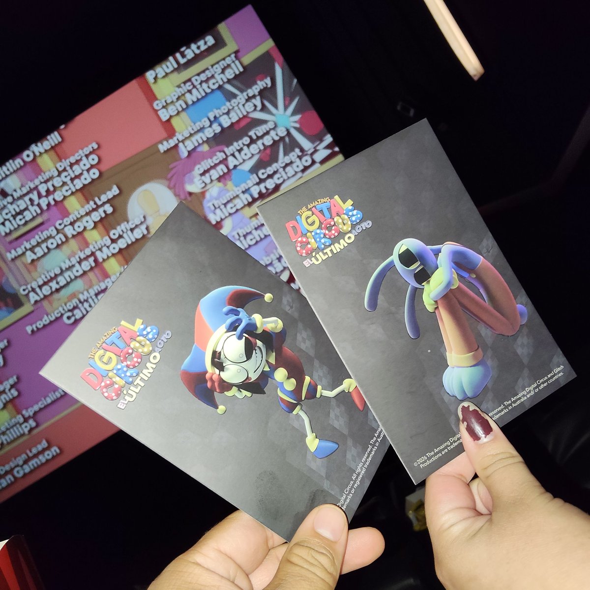 thenewAX13's tweet photo. Me sorprende como no hay ni un solo spoiler en twitter
10/10, me encantó 🥲
#theamazingdigitalcircus #tadc https://t.co/0Rb1xaFCbT