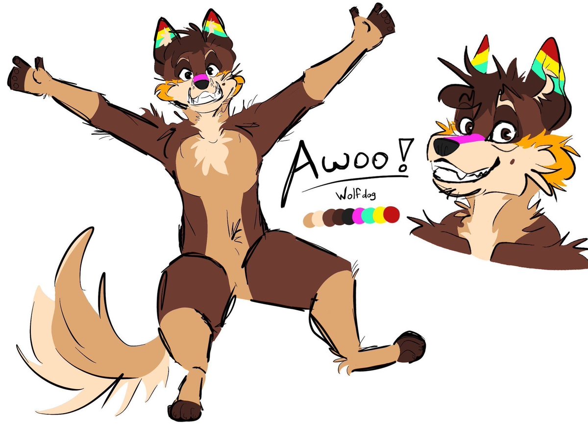 thebigfloof's tweet photo. @Fanayaart it's WOLFDOG time!!!! https://t.co/7wzcoIBehz