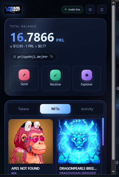 mlnaindraaa's tweet photo. ngl this is the wallet upgrade $PRL @prlnet needed
self-custody + own nodes + no public RPC pain 😂

good infra🔥 @mbgmarket @finlow6969 

waiting live on chrome store👀 https://t.co/b7b9aAw8Kf