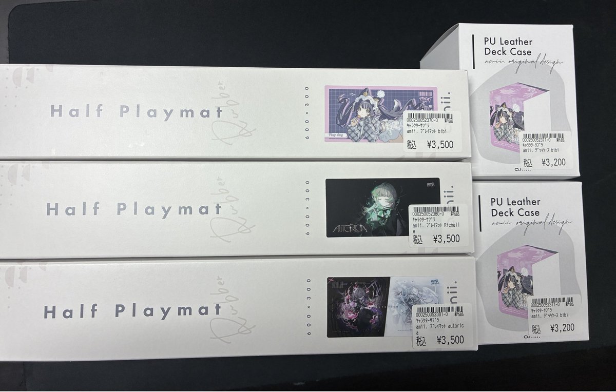 販売情報】 6/6（土）発売✨️ ＃amii 新作スリーブ、プレイマット