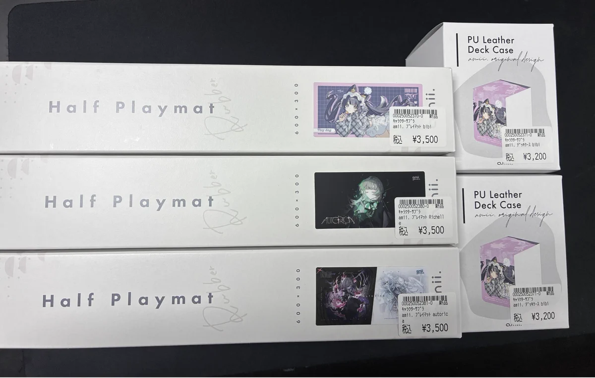 スリーブ、プレイマット、プレイマットケース 、デッキケースまとめ売りamii. TC バトロコ旭川駅前 on X: 