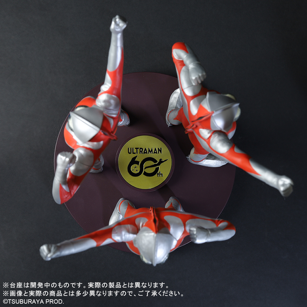 shounen_ric_xp's tweet photo. 💫新商品受注開始💫
「リアル・マスター・コレクション」に、ウルトラマンシリーズ60周年を記念した特別セットが登場！
付属の専用台座を使用することで、各フィギュアの両目およびカラータイマーが発光✨
台座には60周年ロゴを刻印した金属プレートが付属し回転も可能で、ディスプレイの幅を広げます🙌
https://t.co/dk1XzHnLIH
この機会をお見逃しなく👀
#少年リック #エクスプラス #ウルトラマン #ウルトラマン60周年