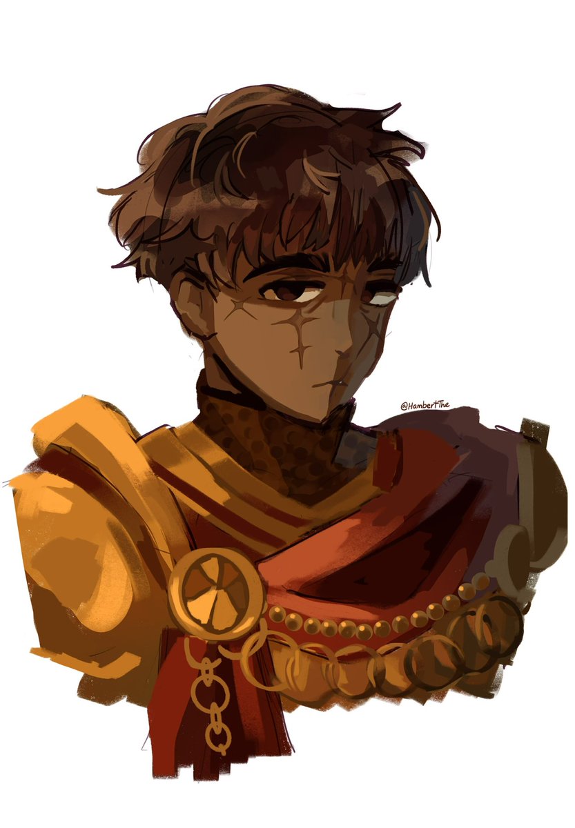 HambertThe's tweet photo. Owain’s face has finally been revealed and as celebration, here is a canon accurate helmetless Owain!

#BannerfallSMP #owengejuicetvfanart https://t.co/YrxArfLcfu