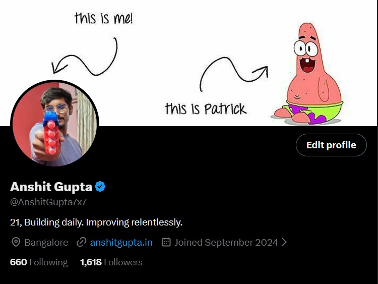 Anshit Gupta tweet media