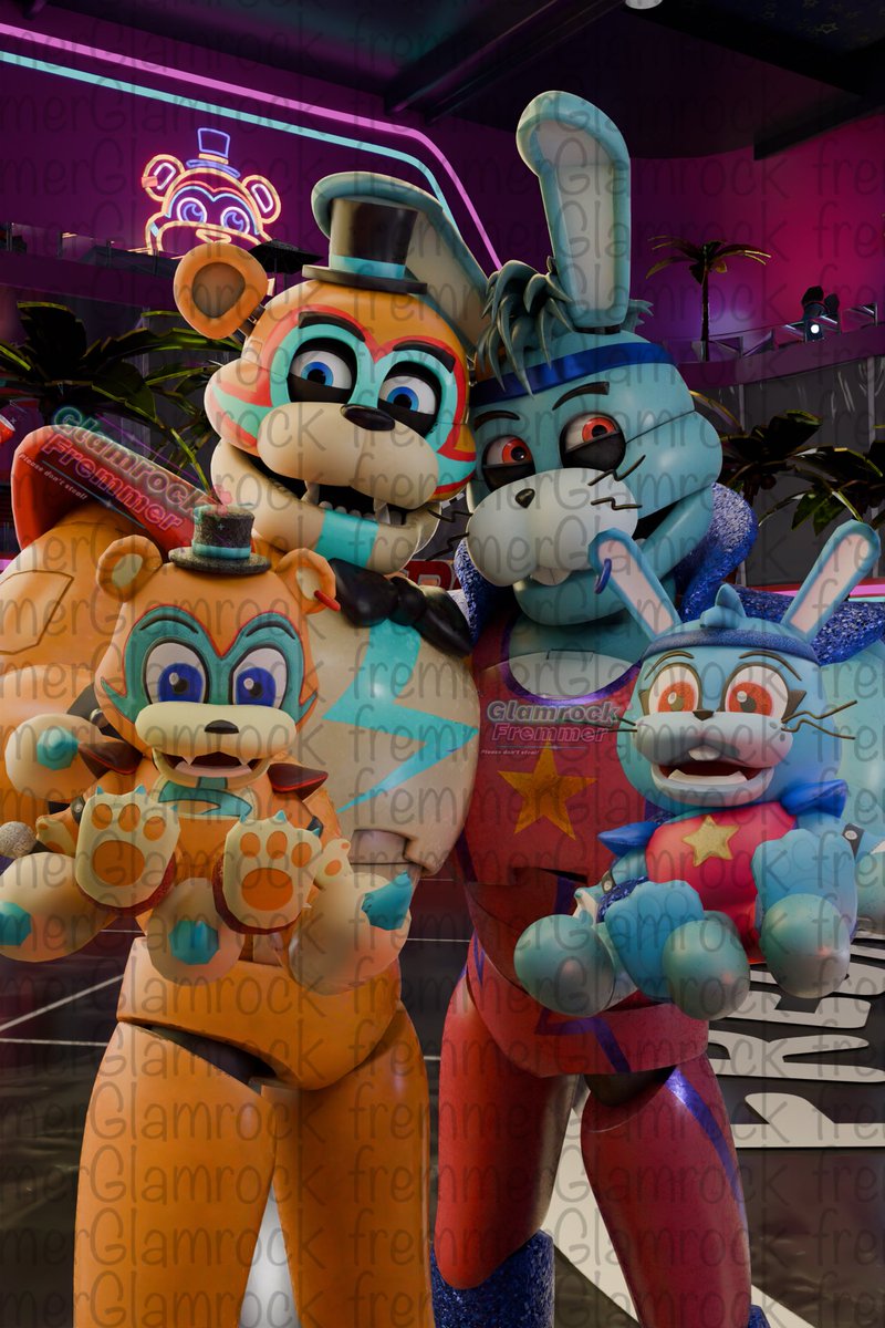 Glamrockfremmer's tweet photo. Come to our pizzaplex to get a free plush today !!

Models by TheRadicalbear , JustKrono , hrisbusbus , DravenJV01 , BLND_SPOT and Chillipup 

#fnafblender #fnafsb #glamrockfreddy #glamrockbonnie #glamrockfronnie https://t.co/EvGS8B44JI