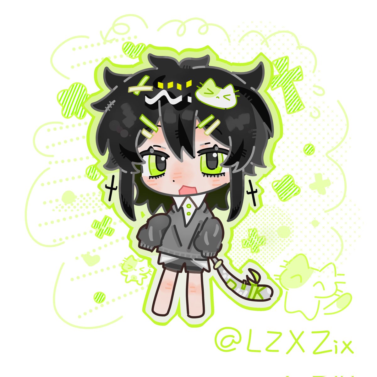 LZXZix's tweet photo. #描いてみた #チビキャラ
画了别人的孩子^ ^好开心♡ https://t.co/e1mPf8WxUB