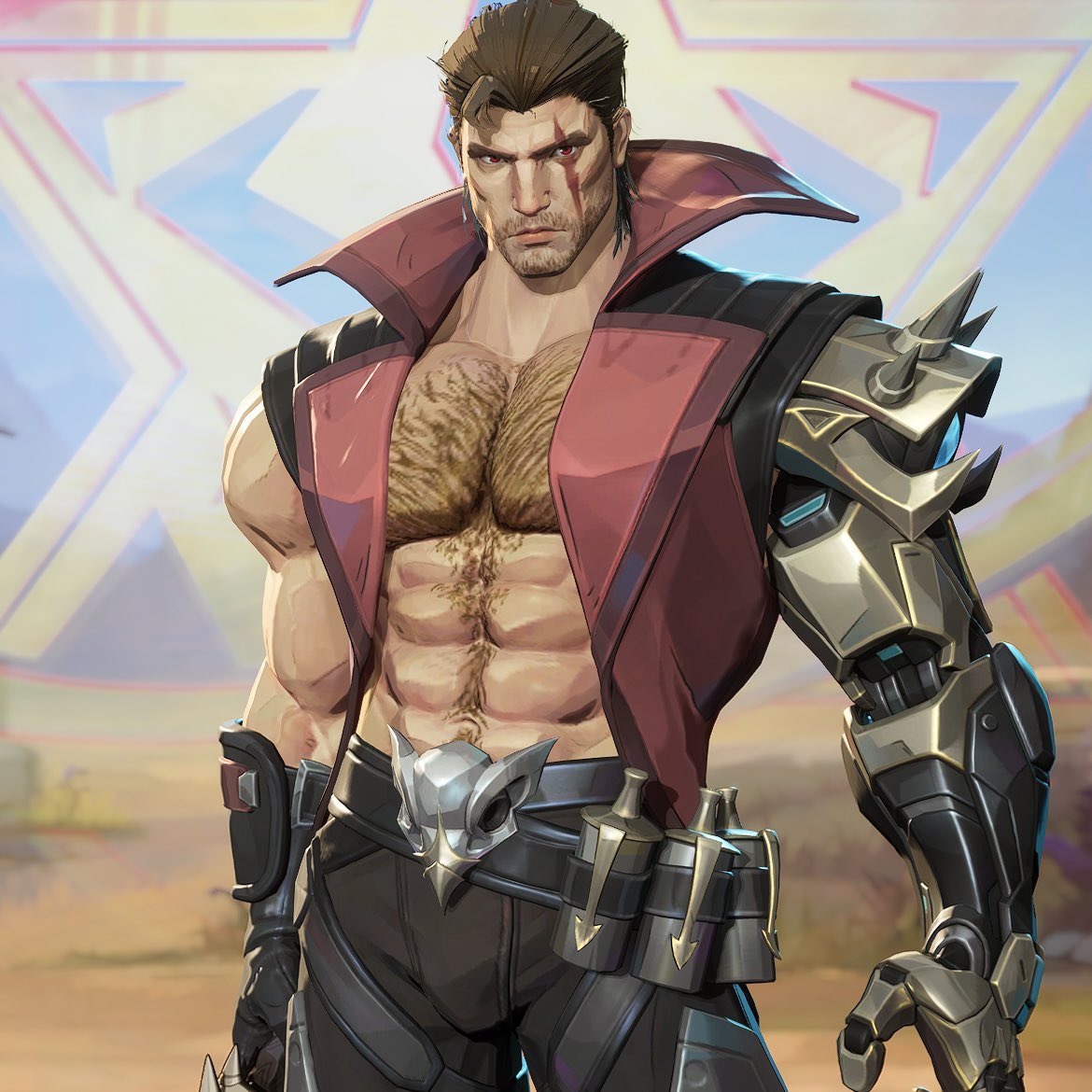 cyclopsock's tweet photo. How rivals men would look if they got the same treatment as the women https://t.co/URMavKSYy1