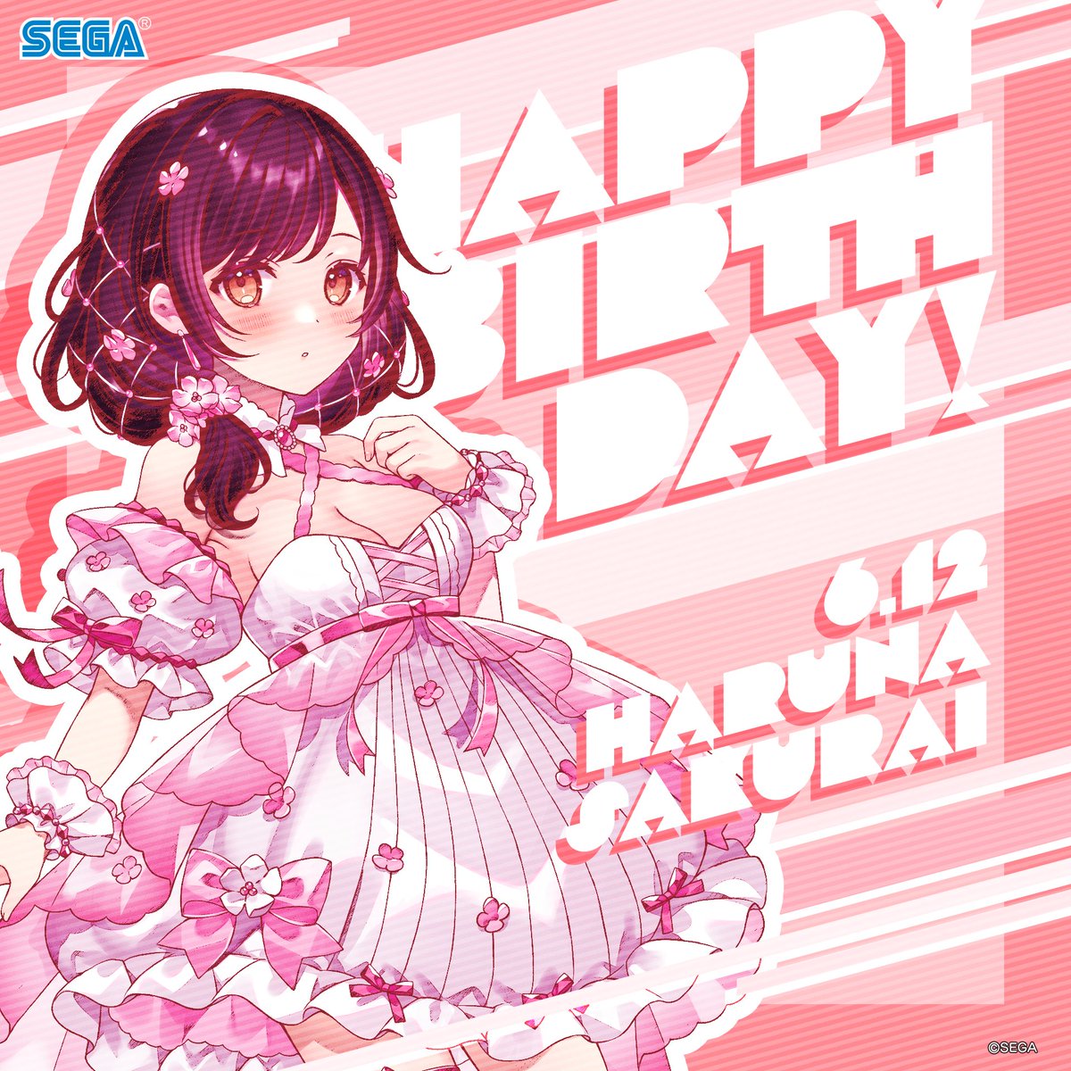 ongeki_official's tweet photo. 6月12日は、ふんわり一途な清純派、桜井 春菜(CV：近藤 玲奈)さんの誕生日です！お誕生日おめでとうございます！
#オンゲキ #桜井春菜生誕祭2026 https://t.co/E1BDdY1Bq9