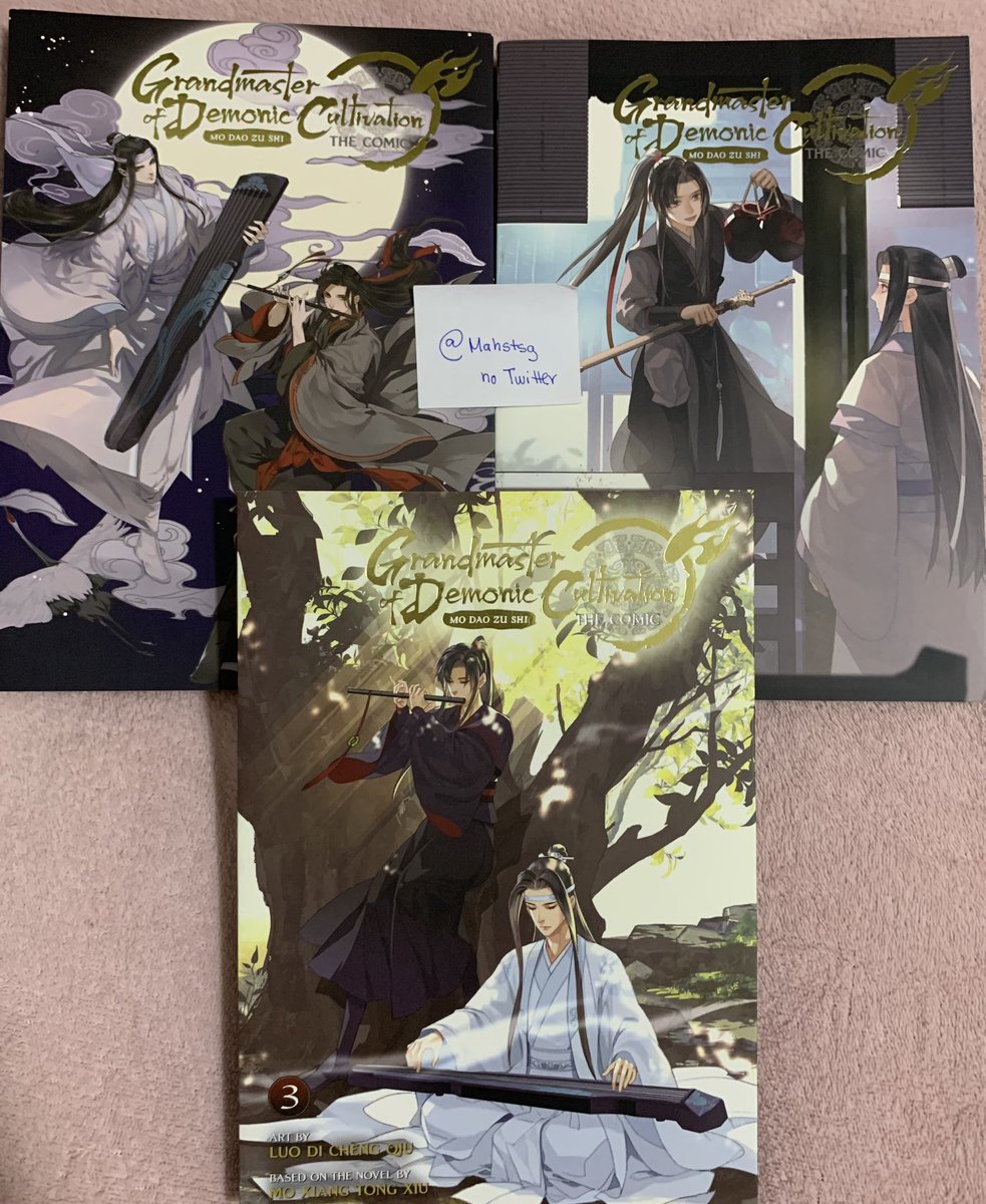 mahstsg's tweet photo. VENDO | VENDA SET
Edição Seven Seas, em inglês 
- 225 + frete a calcular na dm
- mando proof do estado dos livros 
- feedbacks positivos no fixado 

🏷️ mo dao zu shi mdzs grandmaster of demonic cultivation modaozushi livros novel seven seas comic https://t.co/a09gsbDNf0