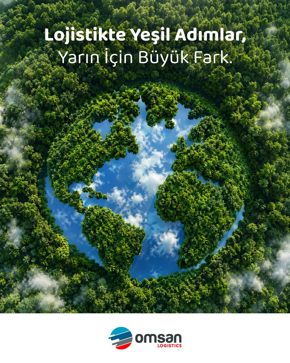 omsanlogistics's tweet photo. Sürdürülebilir bir gelecek için attığımız her adım, gezegenimize verdiğimiz en anlamlı sözdür. 🌍💚

OMSAN Logisticsolarak demiryolu taşımacılığından yakıt verimli araç filomuza kadar her rotada çevreye duyarlı çözümler üretmeye devam ediyoruz.

🌱 5 Haziran Dünya Çevre Günü kutlu olsun.

#OMSANLogistics #DünyaÇevreGünü #SürdürülebilirLojistik #YeşilGelecek

Every step we take towards a sustainable future is the most meaningful commitment we can make to our planet. 🌍💚
 
At OMSAN Logistics, we continue to develop environmentally conscious solutions across every route, from rail transport to our fuel-efficient vehicle fleet.
 
🌱 Happy World Environment Day on 5 June.
 
#OMSANLogistics #WorldEnvironmentDay #SustainableLogistics #GreenFuture