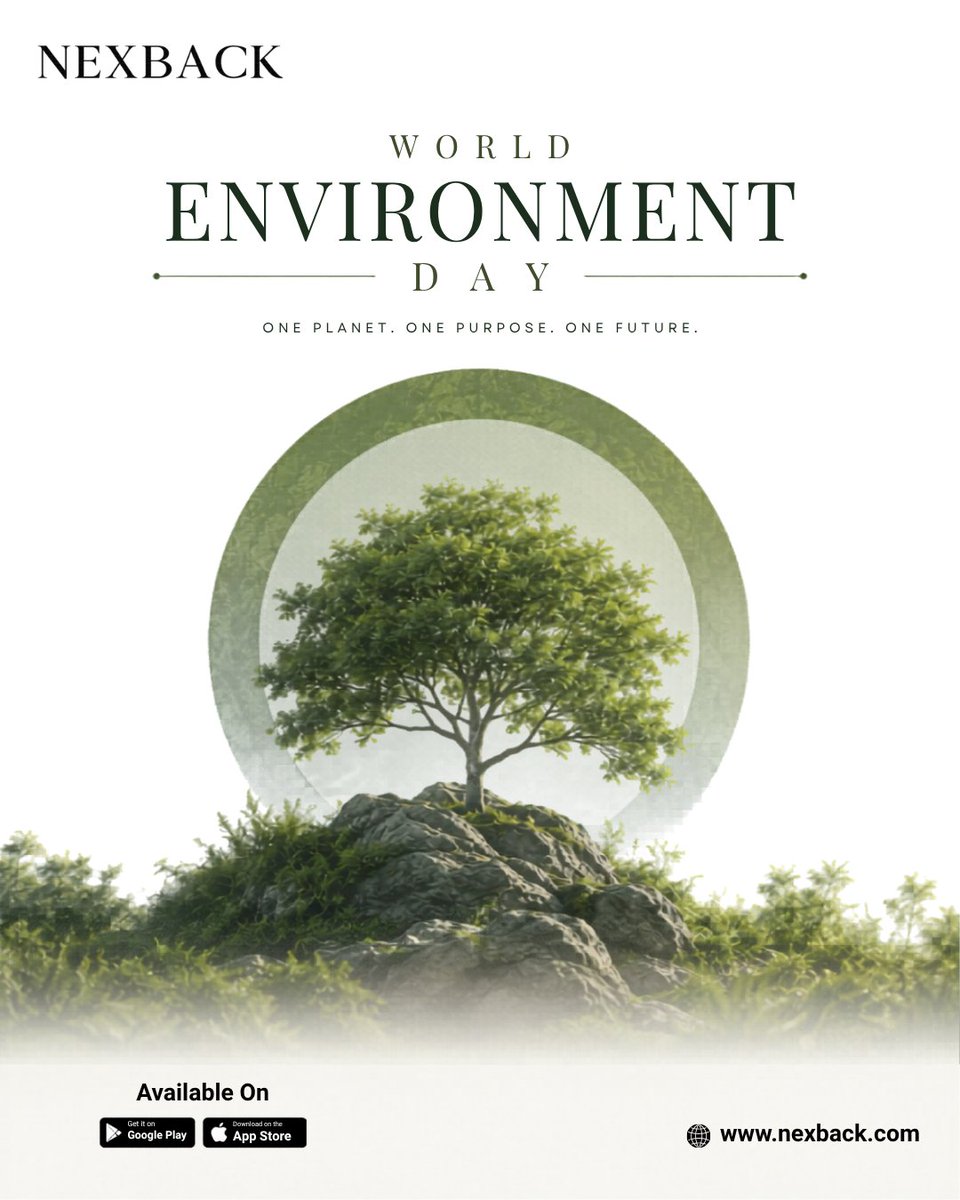 nexbacktech's tweet photo. 🌍 World Environment Day 🌱

The future of our planet depends on the actions we take today.
.
📲 Nexback डाउनलोड करें
🚀 अभी NexBack डाउनलोड करो
📱 For Android App Link:
👉 https://t.co/VGUSDAuDmy
📱 For ios App Link :
👉 https://t.co/8o5Y0JUqsM
.
#WorldEnvironmentDay #SaveEarth https://t.co/Ixu4FNsaQl